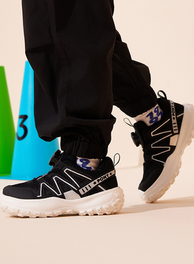 PONY童鞋儿童运动鞋男童鞋女童春夏新跑步鞋慢跑系列242K1RN27BK