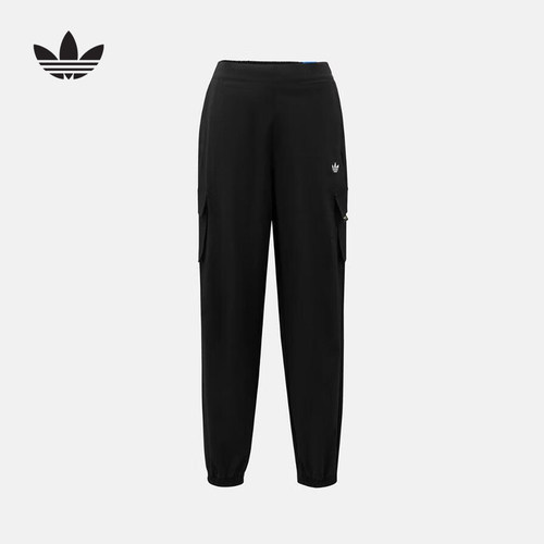 adidas阿迪达斯三叶草工装裤2026秋男小童梭织百搭休闲长裤LD6467