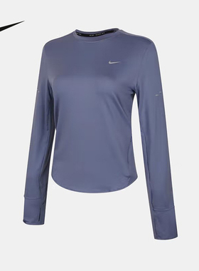 Nike耐克SWIFT DRI-FIT女子遮阳速干跑步上衣25冬新款HQ0504-499