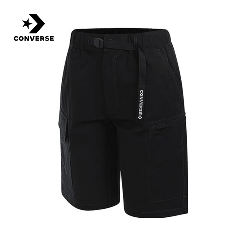 Converse匡威2025夏季男运动休闲五分裤训练梭织短裤 MCH596-023
