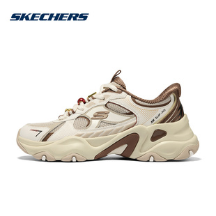 Skechers斯凯奇女鞋马年新年款闪穿运动鞋透气老爹鞋 800033/NTBR