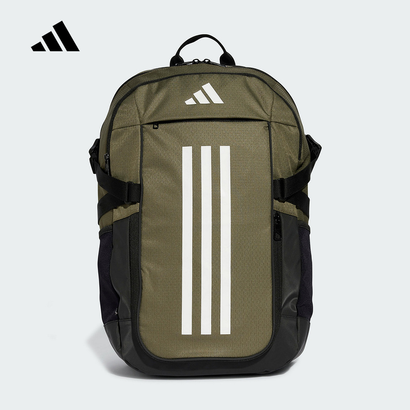 adidas阿迪达斯学生书包大容量2025夏男女三条纹双肩背包 IZ1908