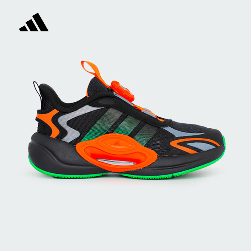 adidas阿迪达斯2025夏男大童旋转按钮休闲鞋GALAXY运动鞋 JQ6719