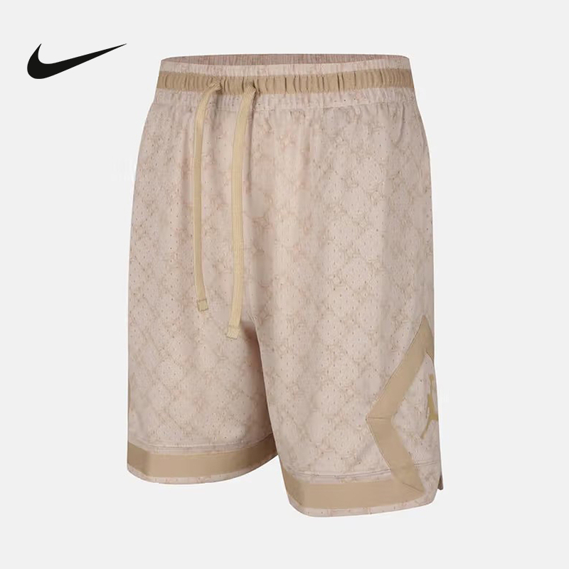 耐克Jordan男子夏新款篮球速干宽松运动休闲中长裤短裤HQ8664-104