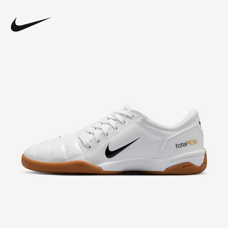 耐克Nike Total 90 漆皮薄底板鞋百搭休闲复古足球鞋IB5666-100