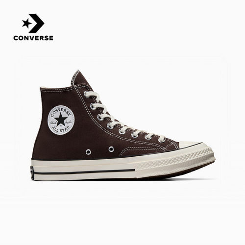 匡威Converse2024春中性CHUCK TAYLOR黑色高帮休闲帆布鞋A08137C