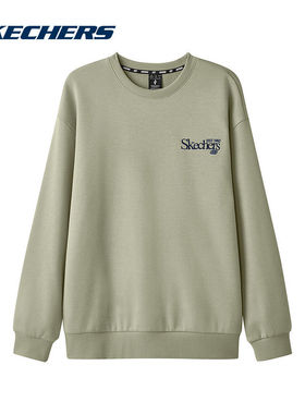SKECHERS斯凯奇2024冬男女同款套头卫衣长袖套头衫L324U106/04AU