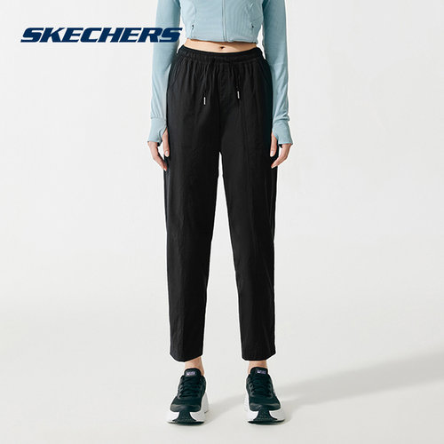 SKECHERS斯凯奇闪穿裤|女休闲裤轻薄运动春夏九分裤P225W291