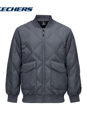 SKECHERS(斯凯奇)2024冬男短羽绒服 L424M053-02CF