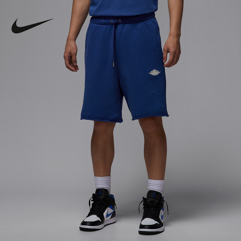 JORDAN耐克短裤男夏新款运动裤宽松篮球飞翼LOGO五分裤IF1412-470