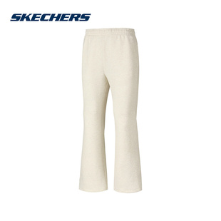 Skechers斯凯奇女裤25秋冬女子阔腿裤针织休闲长裤P425W041/0601