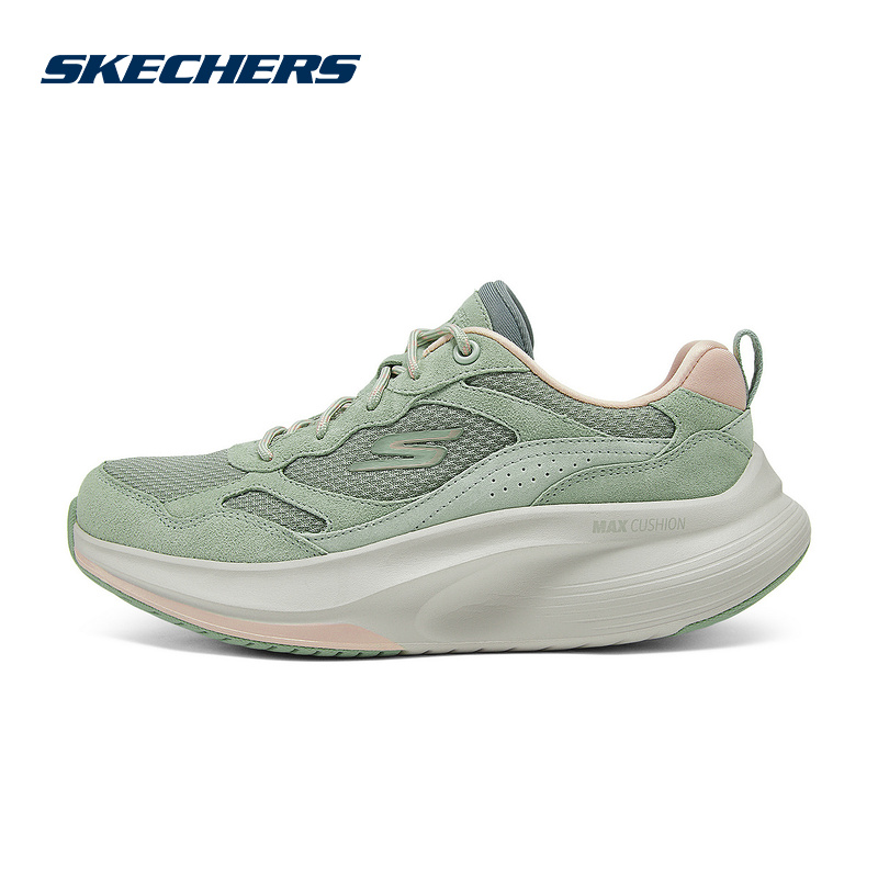 Skechers斯凯奇健步鞋秋冬女子厚底缓震舒适休闲鞋 125060/SAGE