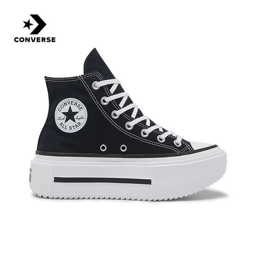 Converse匡威Double Stack潮流休闲运动鞋松糕男女厚底鞋 A12975C