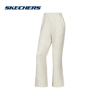 SKECHERS斯凯奇2024冬季女款裤子休闲运动针织长裤 P424W018-00SK