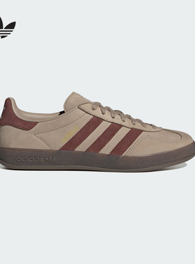 阿迪达斯三叶草2025冬男女「「T头鞋」GAZELLE 板鞋德训鞋 JQ8387