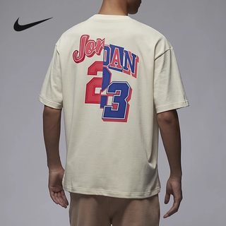 NIKE耐克JORDAN 23短袖T恤男印花宽松夏季透气运动上衣FQ0359-113