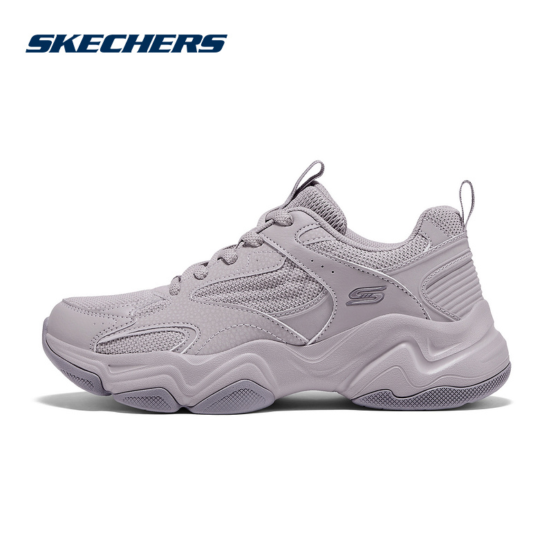 Skechers斯凯奇25秋季女鞋复古老爹鞋透气休闲运动鞋 117685/LAV