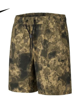 NIKE耐克短裤男夏季梭织运动裤迷彩印花速干透气五分裤HV0978-220