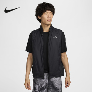 Nike耐克THERMA-FIT男子越野跑步马甲冬季新款棉服保暖FZ0002-010