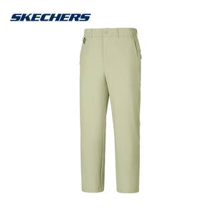 Skechers斯凯奇26夏男士运动裤宽松直筒裤百搭休闲长裤 P226M125