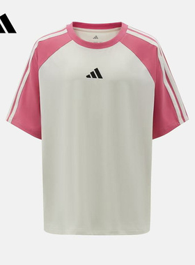 阿迪达斯 （adidas）2026夏女大童短袖上衣 KH0211