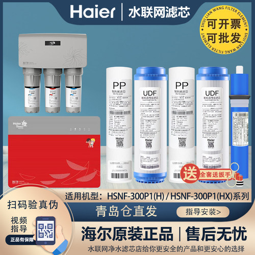 海尔净水器机滤芯HSNF300P1(H)(HX)施特劳斯海鲸系列原装滤芯