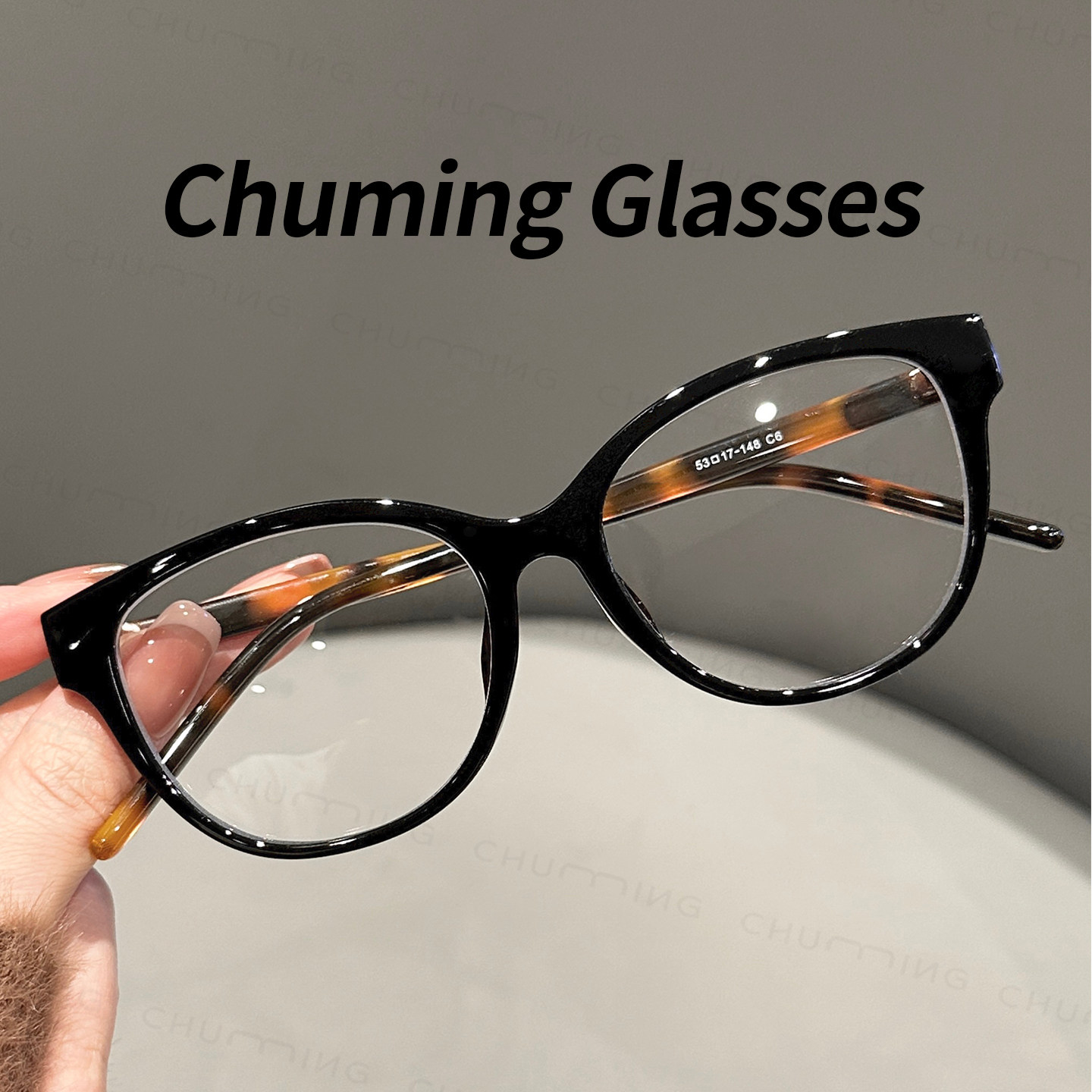 小香风玳瑁黑框眼镜近视女度数可配韩系早八素颜显白防蓝光眼睛架,ZIPPO/瑞士军刀/眼镜,定制成品光学镜,淘宝优惠券,粉丝福利购,淘宝优惠卷