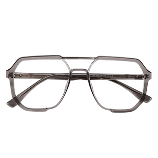 超轻双梁眼镜框男款痞帅专业可配近视散光度数大脸显瘦眼睛框镜架
