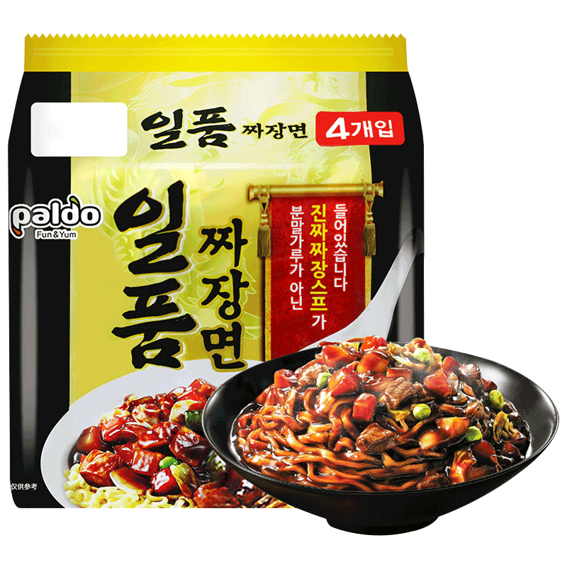 韩国paldo八道御膳炸酱面正宗方便面韩式拌面拉面速食泡面进口