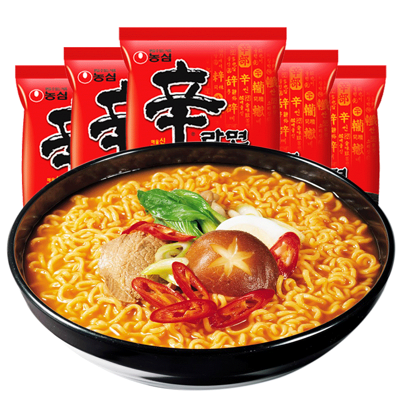 【政府直营店】韩国进口辛拉面泡