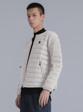 AzureMountain/蔚蓝山脉Advancer轻薄羽绒服夹克男白鸭绒外套