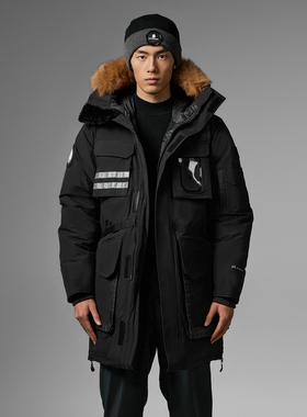 AzureMountain/蔚蓝山脉Poseidon波寨冬极地派克大衣男款