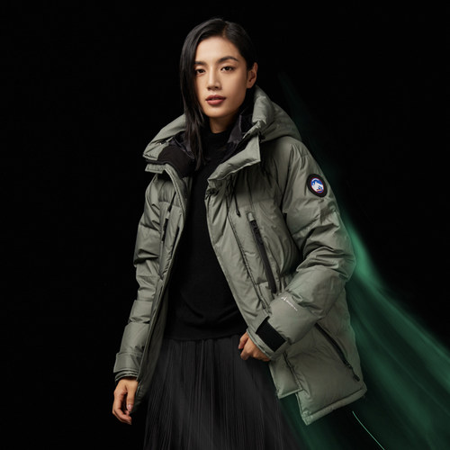 羽绒服女士连帽鹅绒外套