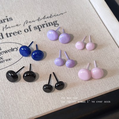 馒头生物陶瓷养耳钉新款