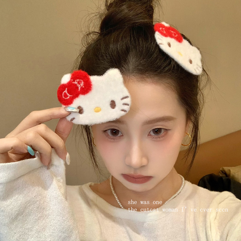 可爱的KT猫刘海贴新款