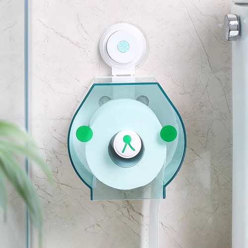 正品特美居吸盘卷纸架