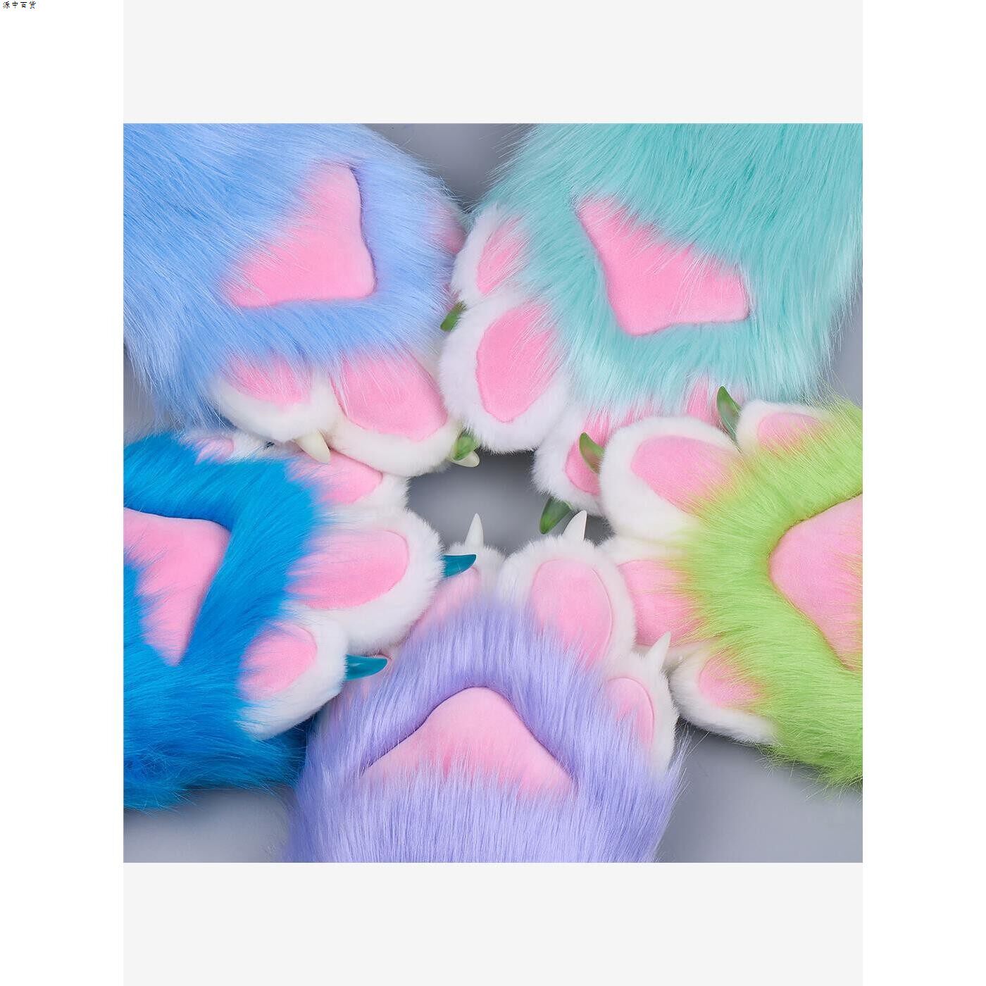 爪爪兽手套猫爪穿戴爪子fursuit成品可装兽防狐毛兽装现货新款