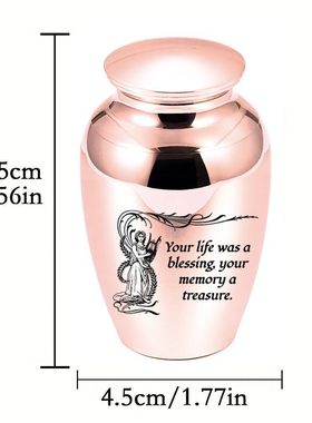 65*45mm亲人去世遗体合金骨灰罐子坛子纪念骨灰盒迷你香水瓶 项坠