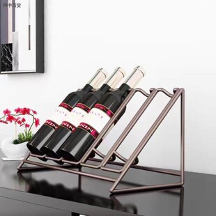 红酒架子斜放亚马逊红酒瓶架壁挂红酒架摆件酒架子展示架置物架装