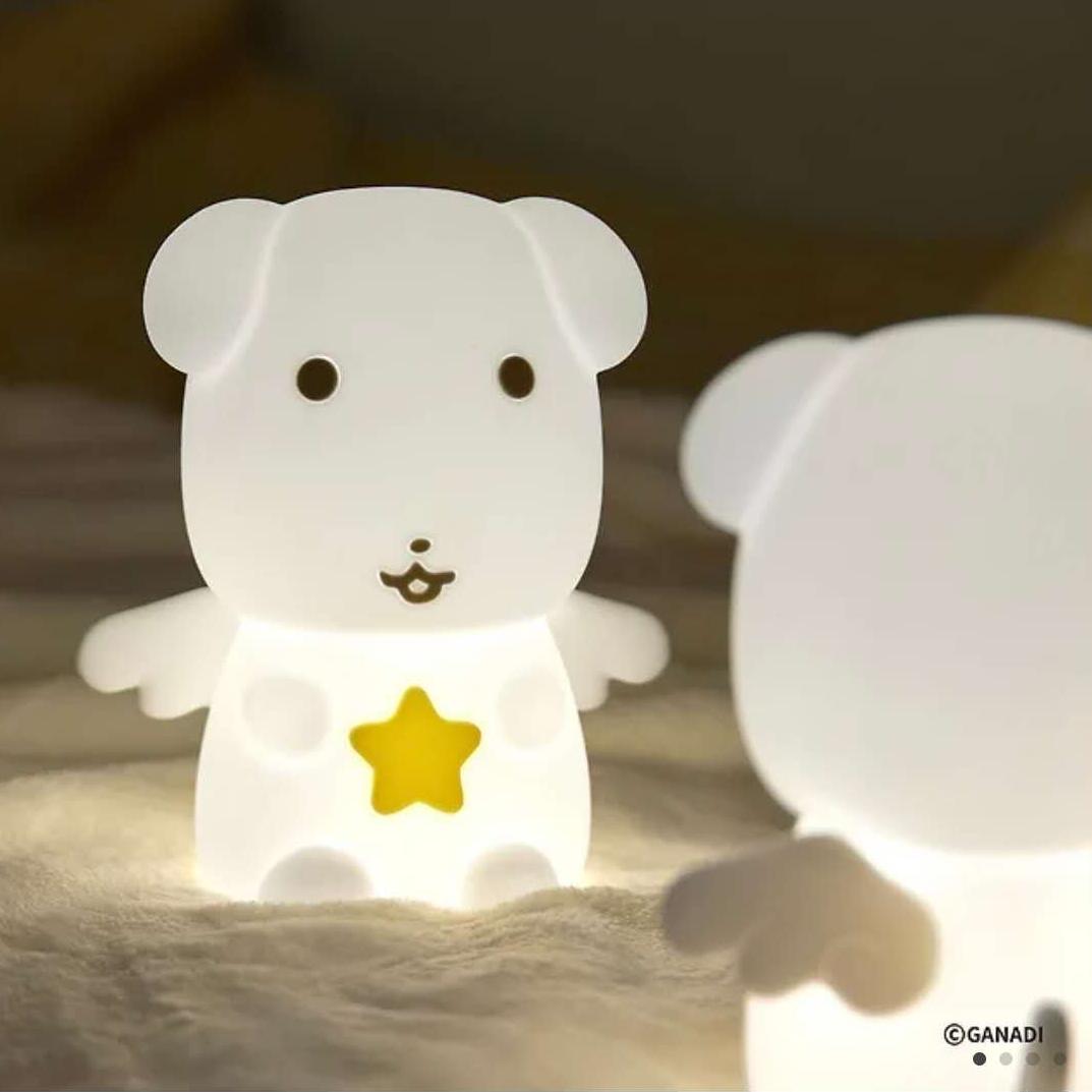 韩国正版ganadi小白狗小夜摆件