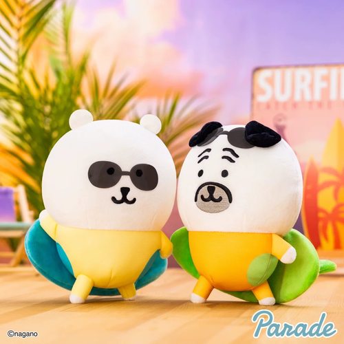 nagano海边冲浪自嘲熊老头狗玩偶