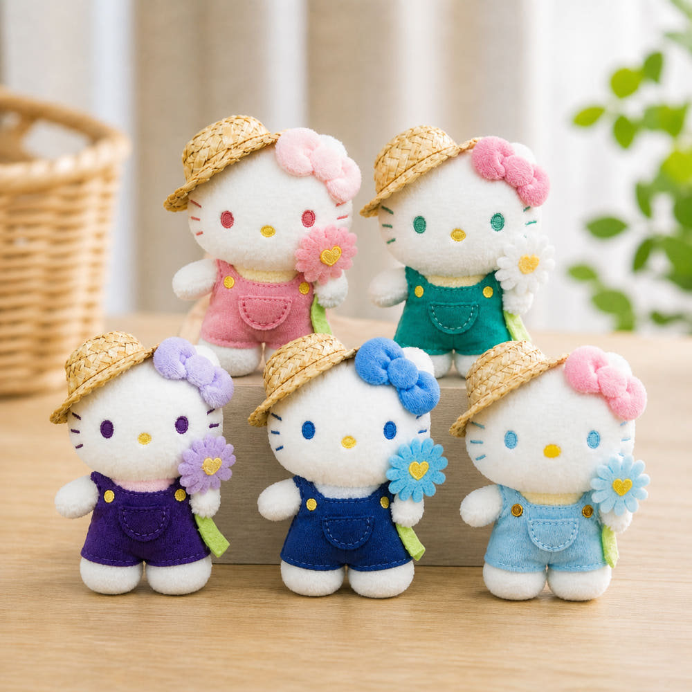 韩国三丽鸥草帽系列Hellokitty