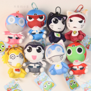 韩国正版代购军曹玩偶卡通毛绒公仔玩偶挂件钥匙扣背包挂饰8cm