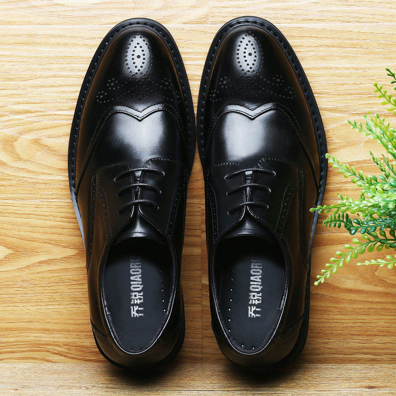 乔锐皮鞋男商务正装休闲