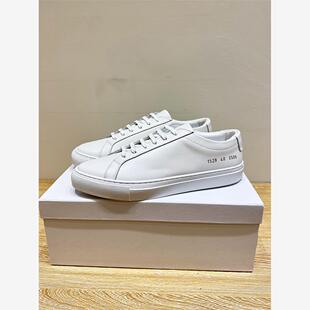 common数字小白鞋男女2023春夏情侣平底板鞋时尚休闲真皮百搭单鞋