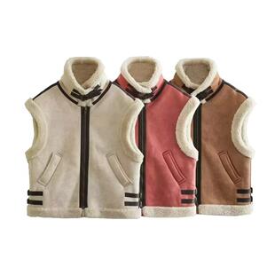 womens vest clothing leather personality imitation