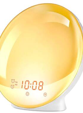 Wake Up Light Alarm Clock with Sunrise/Sunset Simulation