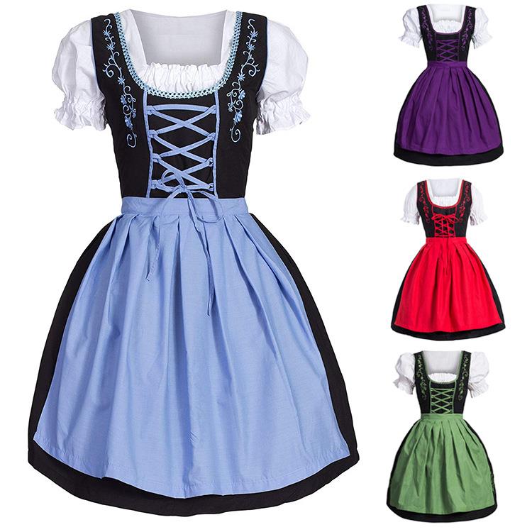 Anime maid outfit Oktoberfest cosplay plus size dress
