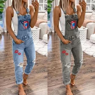 wear ripped womens Mouth backpack flag denim sports
