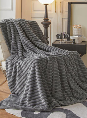 Solid color wool warm Bed sheet blanket sofa cover blankets